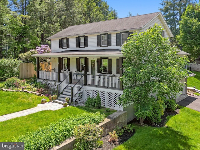 2 Broad St, Stockton, NJ 08559 - view of front of house featuring covered porch