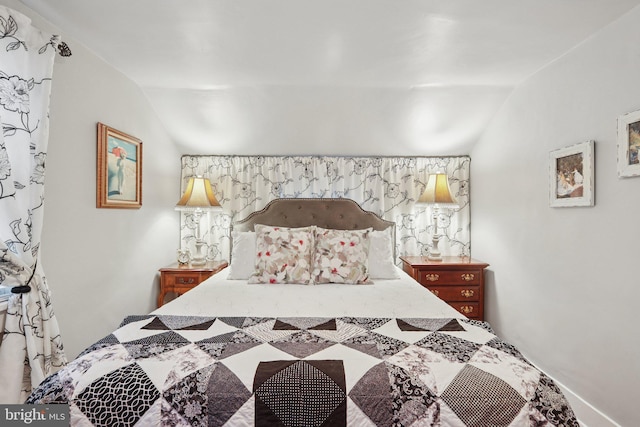 2 Broad St, Stockton, NJ 08559 - bedroom featuring vaulted ceiling