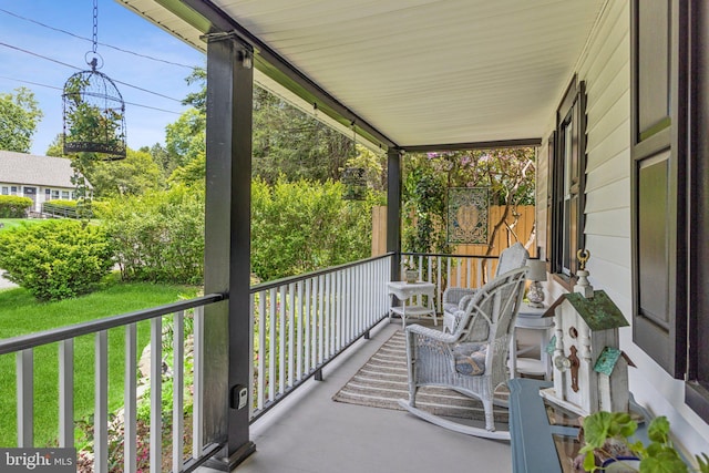 2 Broad St, Stockton, NJ 08559 - view of covered porch