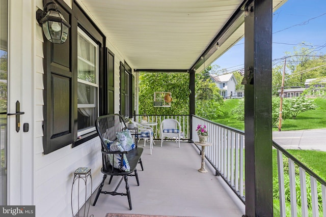 2 Broad St, Stockton, NJ 08559 - view of covered porch