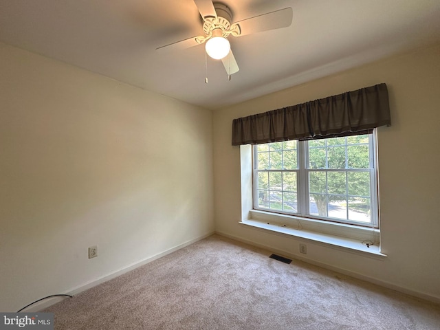 448 Country Club Dr, Lansdale, PA 19446 - carpeted spare room featuring baseboards and a ceiling fan