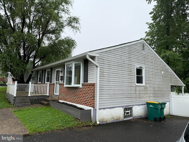 1236 Whittier Ave, Bensalem, PA 19020 - view of side of home featuring brick siding