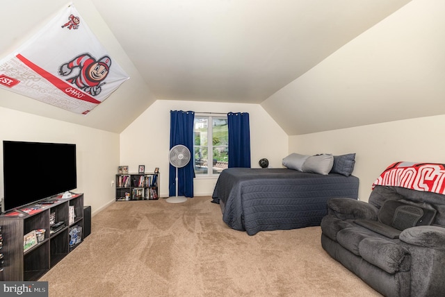 412 Hemlock Dr, New Cumberland, PA 17070 - carpeted bedroom featuring lofted ceiling
