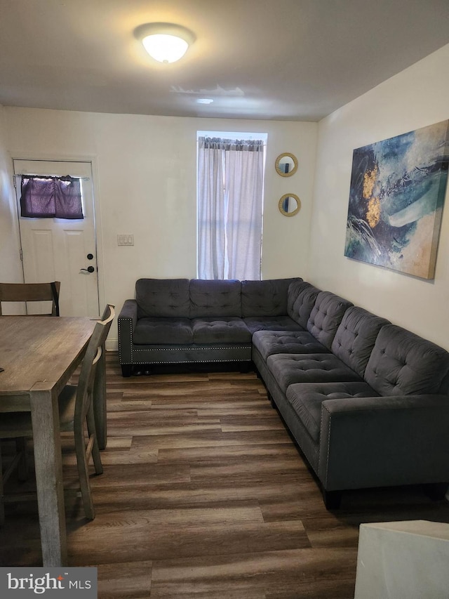1337 Ward St, Baltimore, MD 21230 - living room with wood finished floors