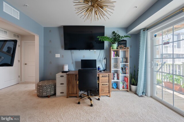9629 Glassy Creek Way, Upper Marlboro, MD 20772 - view of carpeted office space