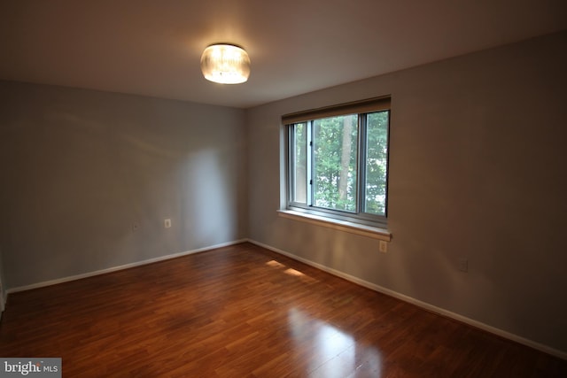 4415 Briarwood Ct N Unit 11, Annandale, VA 22003 - empty room with baseboards and dark wood finished floors