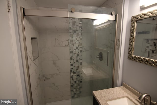 4415 Briarwood Ct N Unit 11, Annandale, VA 22003 - bathroom featuring tiled shower and vanity