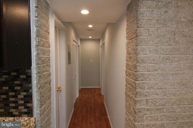 4415 Briarwood Ct N Unit 11, Annandale, VA 22003 - hallway with wood finished floors, recessed lighting, and baseboards