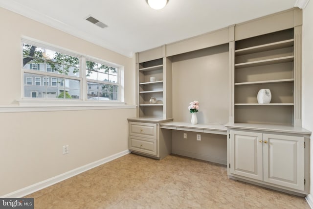 14208 Creekbranch Way, Gainesville, VA 20155 - unfurnished office featuring built in study area and baseboards