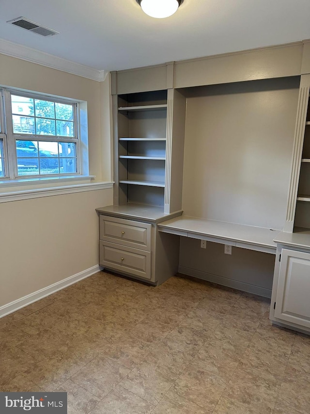 14208 Creekbranch Way, Gainesville, VA 20155 - unfurnished office featuring baseboards and ornamental molding