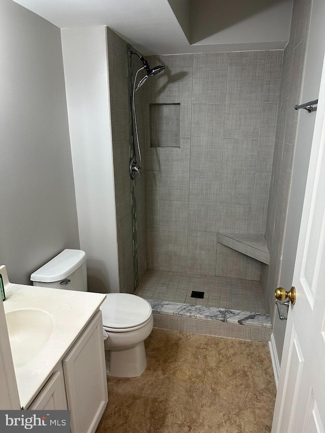14208 Creekbranch Way, Gainesville, VA 20155 - full bath with toilet, vanity, and tiled shower