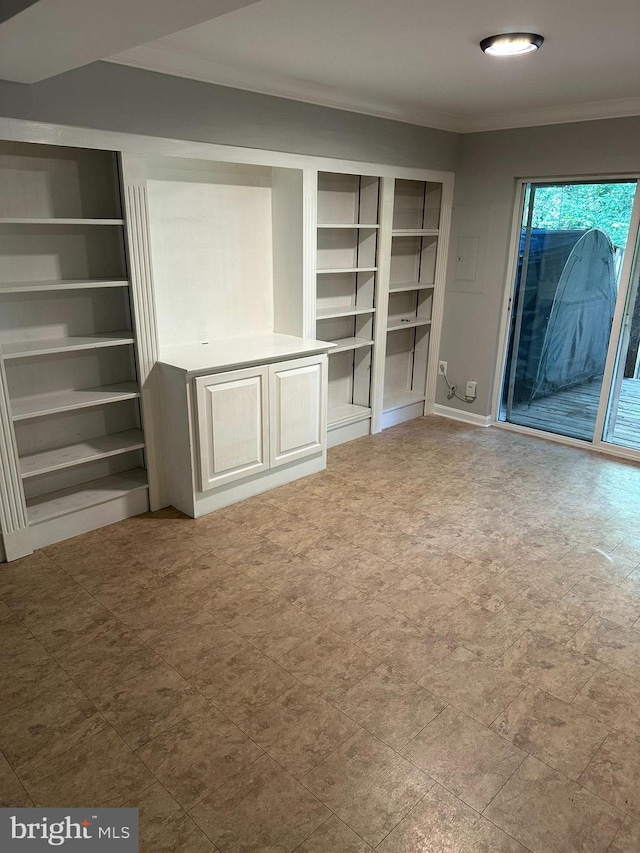 14208 Creekbranch Way, Gainesville, VA 20155 - unfurnished bedroom featuring ornamental molding and access to exterior