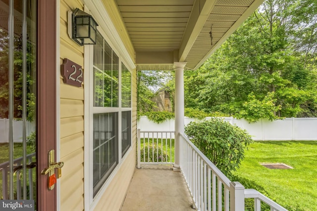 22 Regents Ct, Bensalem, PA 19020 - view of covered porch