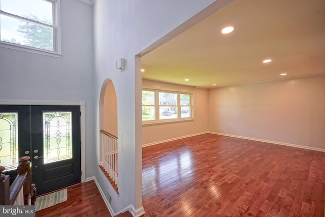 30 Lancelot Ln, Mount Laurel, NJ 08054 - foyer entrance featuring wood finished floors, recessed lighting, and baseboards