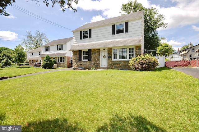 812 Jenkintown Rd, Elkins Park, PA 19027 - view of front of property with stone siding