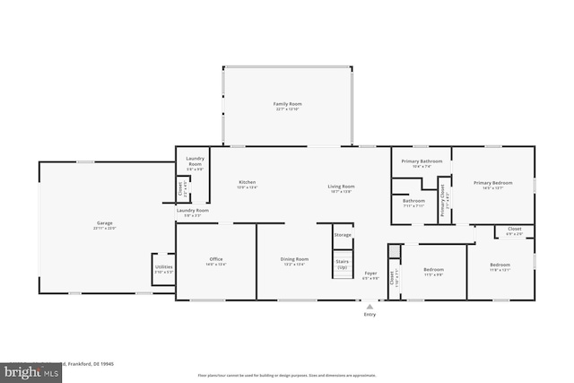 36032 Double Bridges Rd, Frankford, DE 19945 - view of property floor plan
