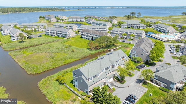 38178 Dockside Dr Unit 1266, Selbyville, DE 19975 - aerial perspective of suburban area with a large body of water