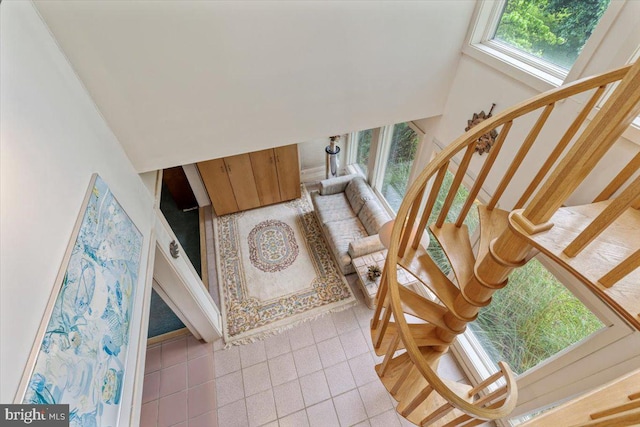 3 White Horse Ln, Spring City, PA 19475 - stairs featuring tile patterned flooring