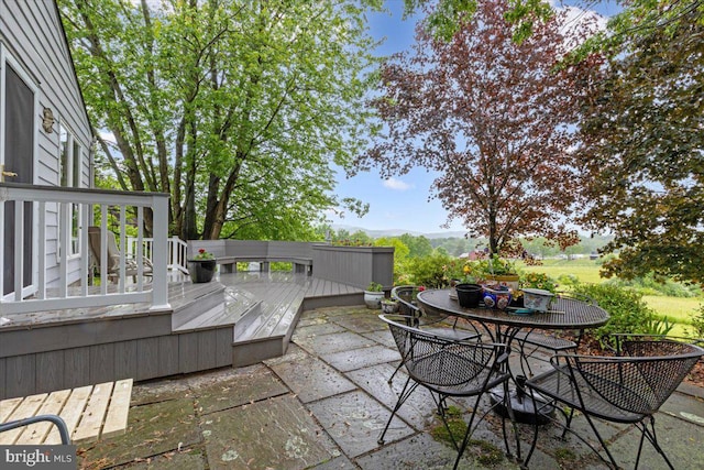 3 White Horse Ln, Spring City, PA 19475 - view of patio featuring a deck and outdoor dining area