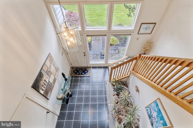 3 White Horse Ln, Spring City, PA 19475 - entryway featuring a high ceiling and stairs