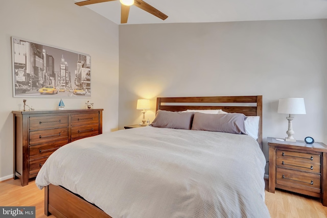 3331 Lakeside View Dr Unit 6-8, Falls Church, VA 22041 - bedroom featuring light wood-style floors and a ceiling fan