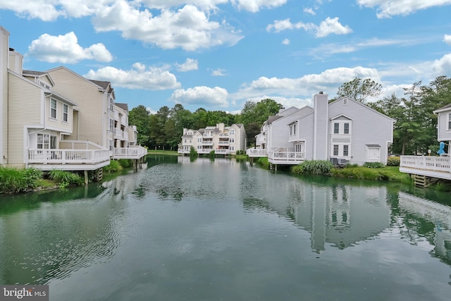 3331 Lakeside View Dr Unit 6-8, Falls Church, VA 22041 - water view featuring nearby suburban area