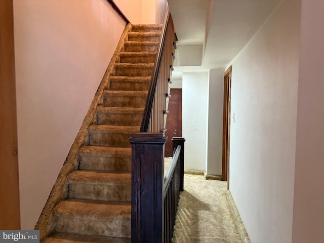914 Fernon St, Philadelphia, PA 19148 - stairs featuring carpet