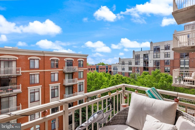 1201 N Garfield St Unit 604, Arlington, VA 22201 - view of balcony