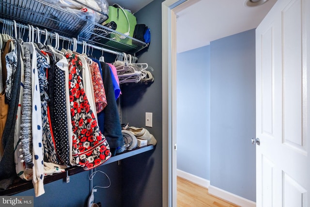 1201 N Garfield St Unit 604, Arlington, VA 22201 - walk in closet with wood finished floors