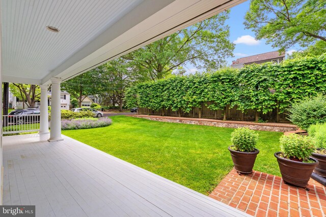 3700 Underwood St, Chevy Chase, MD 20815 - view of yard
