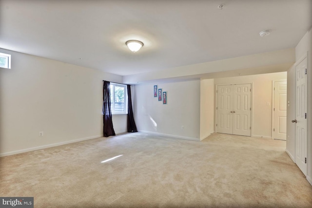 3441 Eagle Ridge Dr, Woodbridge, VA 22191 - spare room featuring light colored carpet, baseboards, and a smoke detector