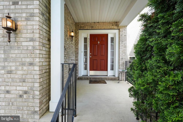 3441 Eagle Ridge Dr, Woodbridge, VA 22191 - entrance to property with brick siding and covered porch