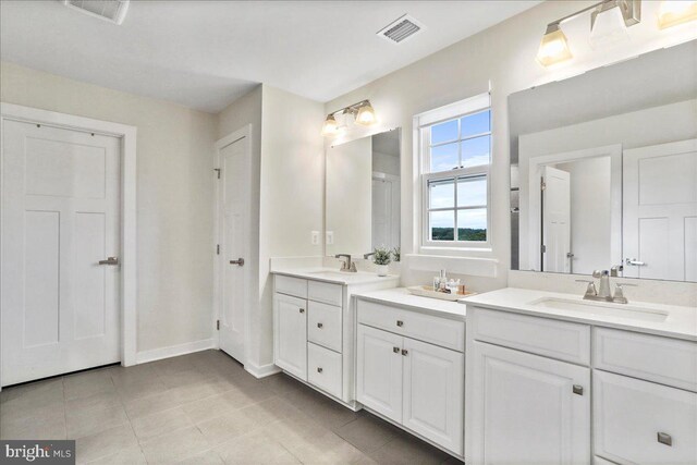 5829 Barts Way, Frederick, MD 21704 - full bathroom with vanity, baseboards, and tile patterned flooring