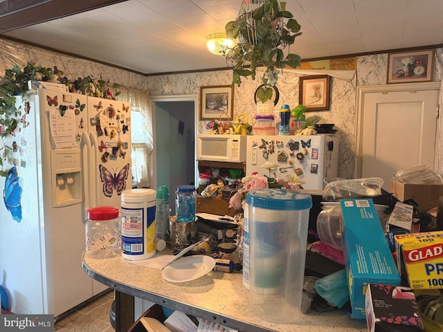 67 Fairfield St, Carlisle, PA 17013 - dining room with wallpapered walls and ornamental molding