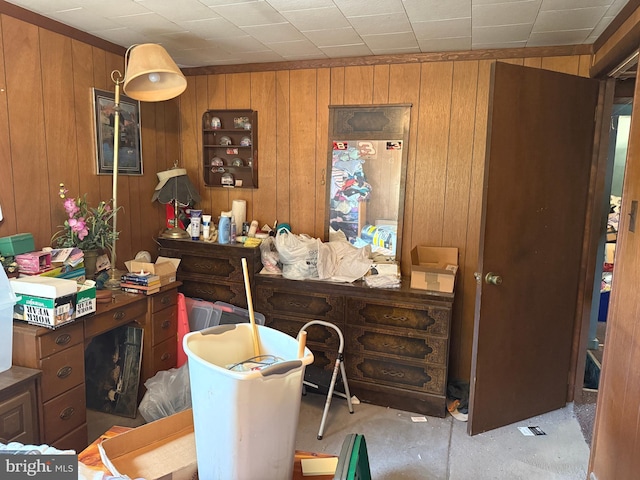 67 Fairfield St, Carlisle, PA 17013 - bedroom featuring wooden walls