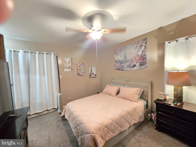 300 N Orchard Rd, Vineland, NJ 08360 - bedroom with carpet and a ceiling fan