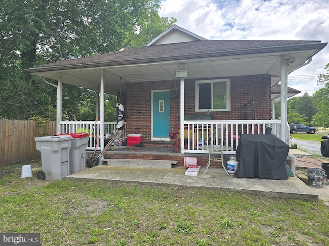 300 N Orchard Rd, Vineland, NJ 08360 - view of front of home featuring brick siding and covered porch