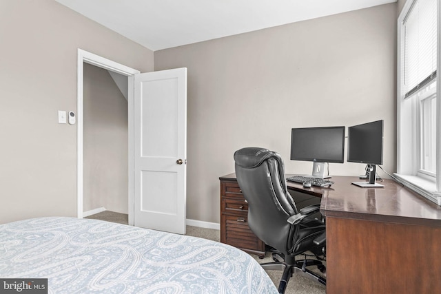 808 Scotia Rd, Philadelphia, PA 19128 - bedroom with carpet flooring, baseboards, and a desk