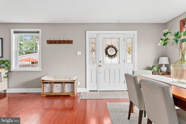 808 Scotia Rd, Philadelphia, PA 19128 - entrance foyer with wood finished floors and baseboards