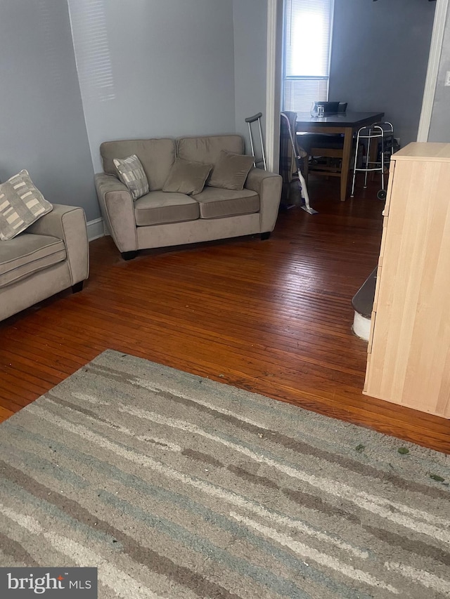 1453 N 60th, Philadelphia, PA 19151 - living area with hardwood / wood-style flooring
