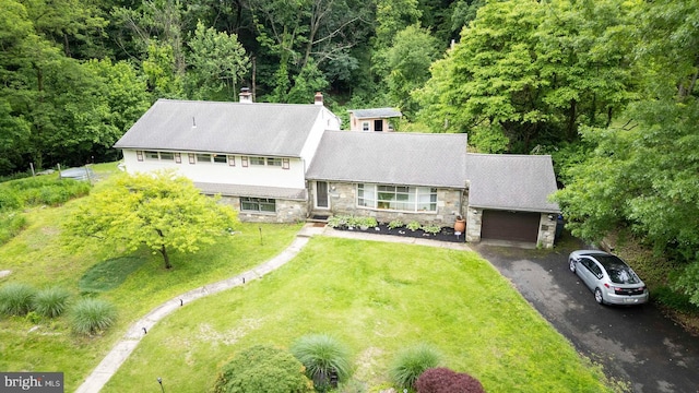 1030 Rock Creek Dr, Wyncote, PA 19095 - view of subject property featuring a heavily wooded area