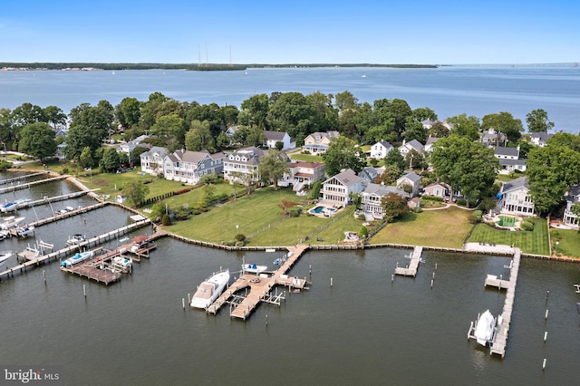 22 E Lake Dr, Annapolis, MD 21403 - aerial view of property's location with a nearby body of water