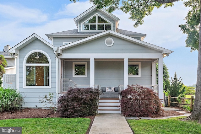 22 E Lake Dr, Annapolis, MD 21403 - view of front of property with a porch