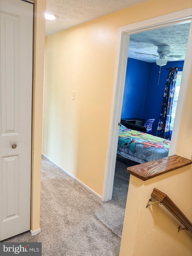8017 Cipher Row, Jessup, MD 20794 - corridor featuring carpet flooring and a textured ceiling