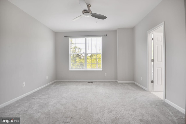 43415 Madison Renee Ter Unit 120, Ashburn, VA 20147 - empty room featuring carpet flooring, a ceiling fan, and baseboards