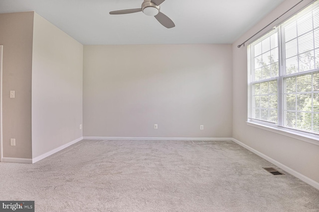 43415 Madison Renee Ter Unit 120, Ashburn, VA 20147 - unfurnished room featuring carpet flooring, plenty of natural light, ceiling fan, and baseboards