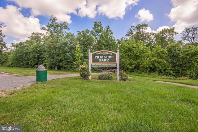 43415 Madison Renee Ter Unit 120, Ashburn, VA 20147 - community sign featuring a lawn