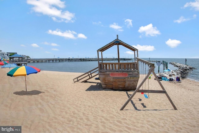 4001 7th St, North Beach, MD 20714 - view of home's community featuring a water view