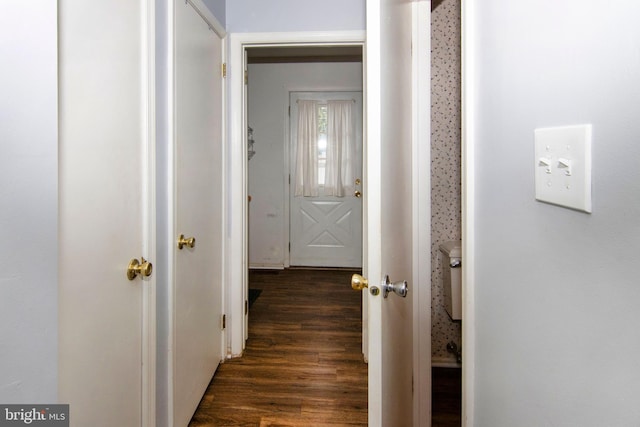 36 Covington Dr, Sicklerville, NJ 08081 - hallway featuring dark wood-style floors