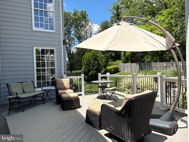 32 Eagleton Farm Rd, Newtown, PA 18940 - wooden deck featuring an outdoor hangout area